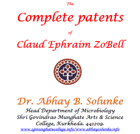 The Complete Patents of Claud E ZoBell